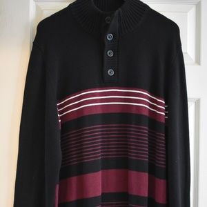 Red and Black Men's Sweater XXL